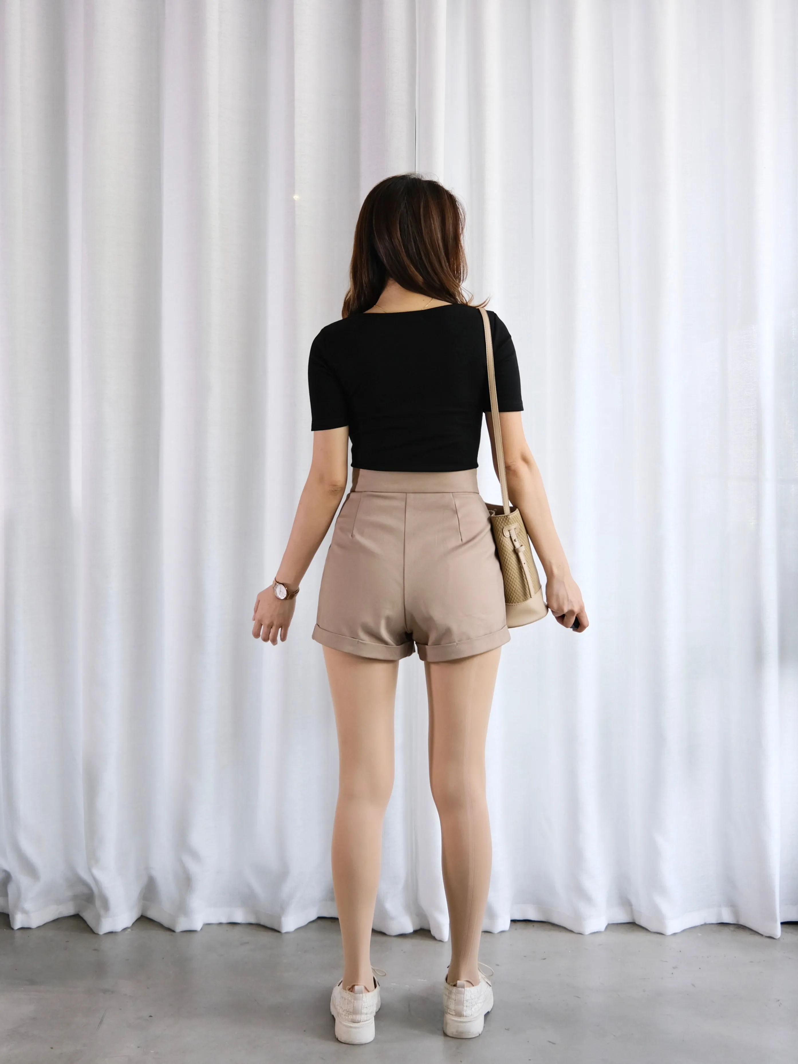 ACEWIN Keyhole Detail Cotton T-Shirt (Size S-L) 110309