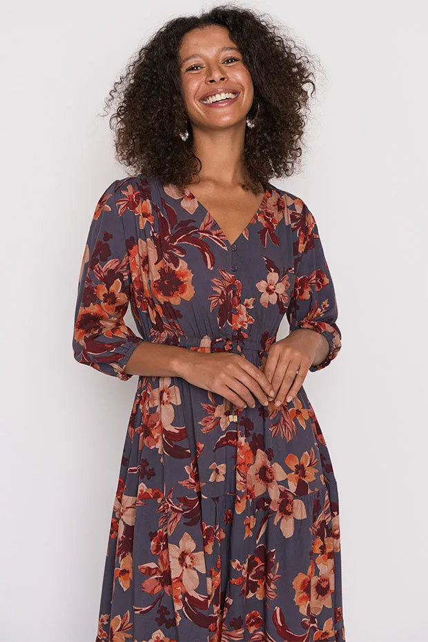Adeline Wall Flower Maxi Dress