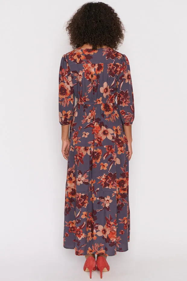 Adeline Wall Flower Maxi Dress