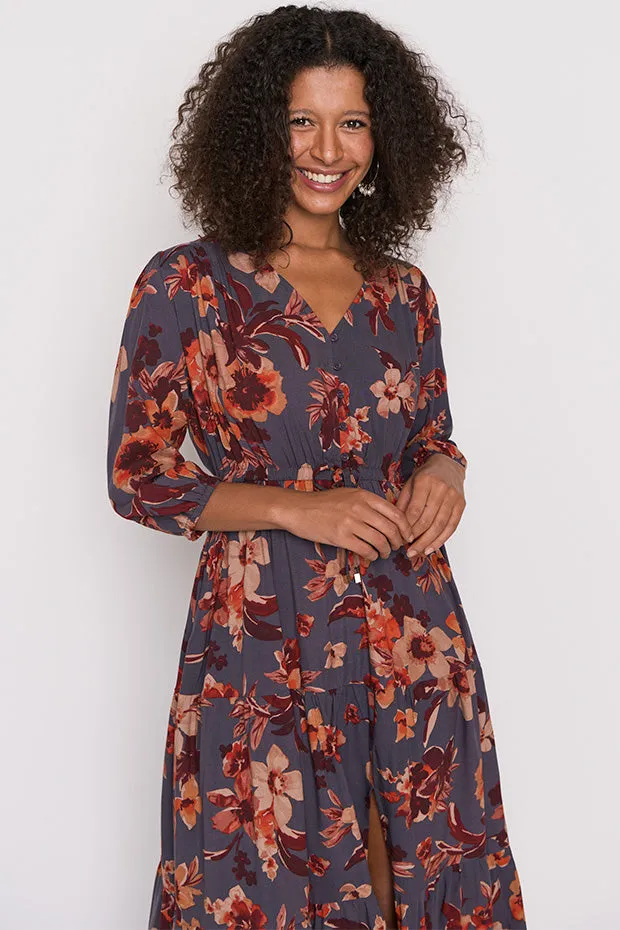 Adeline Wall Flower Maxi Dress