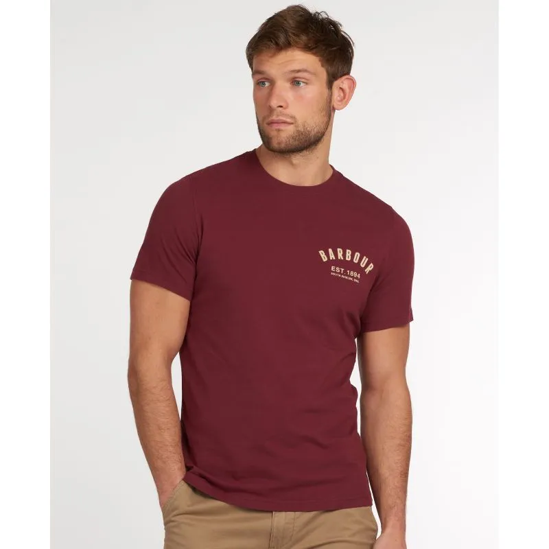 Barbour Preppy Mens T-Shirt - Ruby