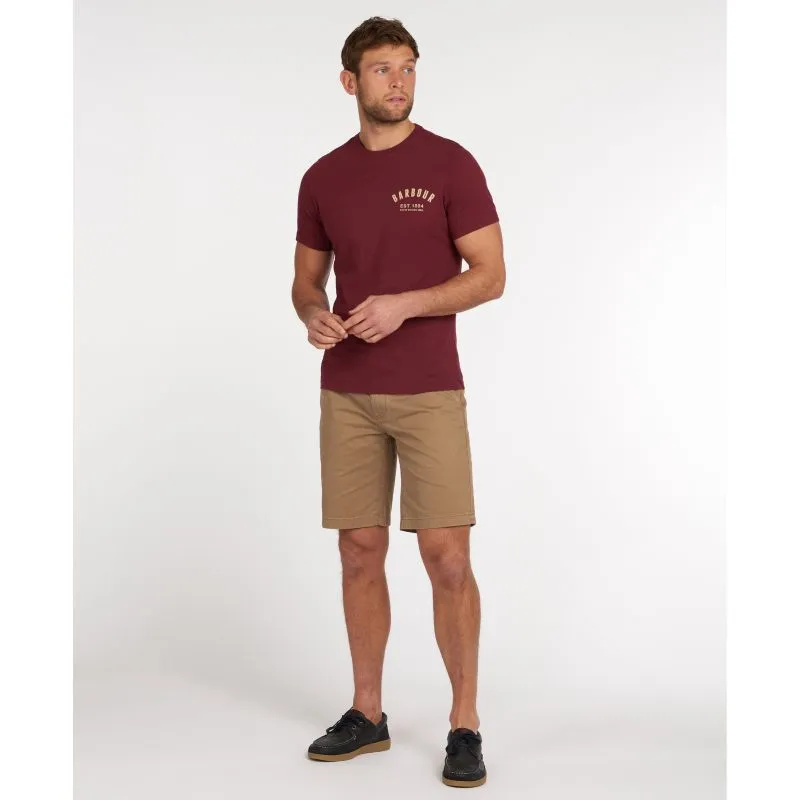 Barbour Preppy Mens T-Shirt - Ruby