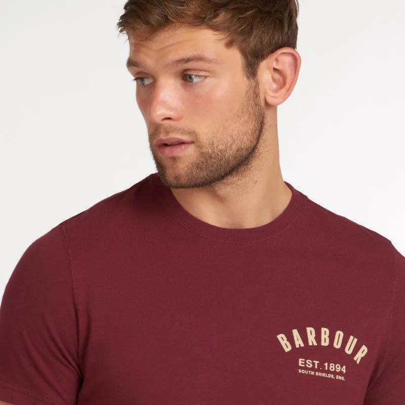 Barbour Preppy Mens T-Shirt - Ruby