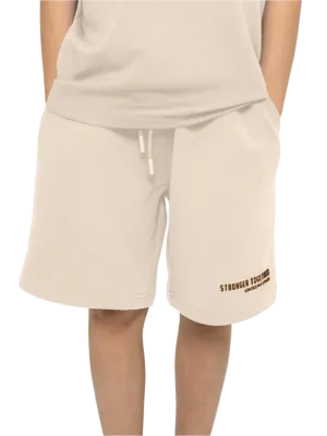 Batta Kids Oversized Soft Shorts Light Beige