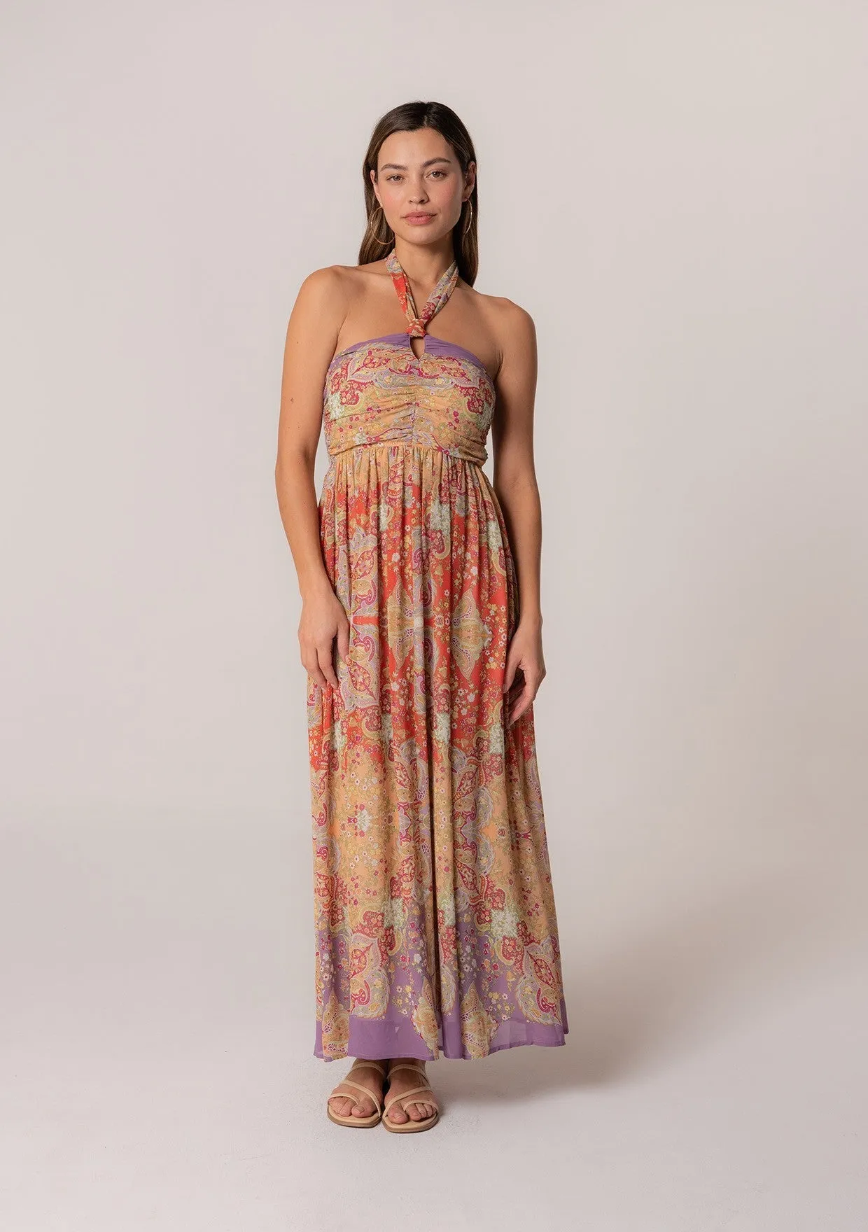 Boho Halter Maxi Dress