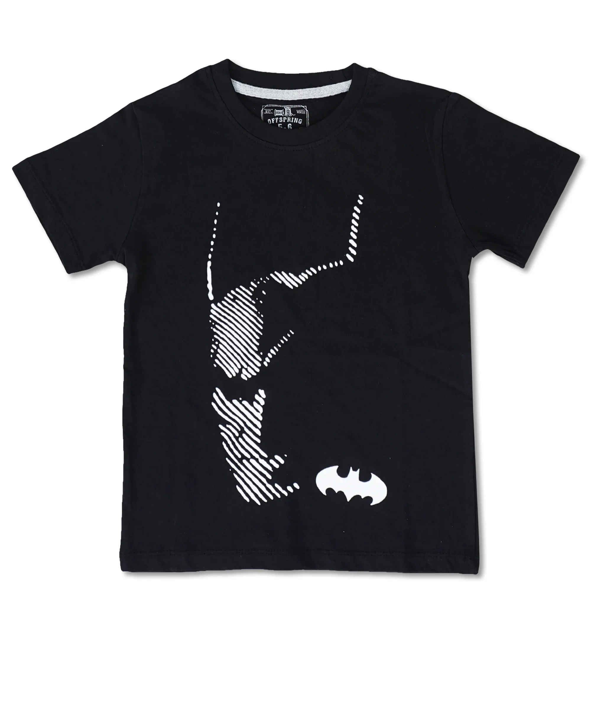 Boys Black Graphic T-Shirt