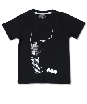 Boys Black Graphic T-Shirt