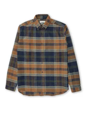 Brook Shirt Colman Navy/Ginger