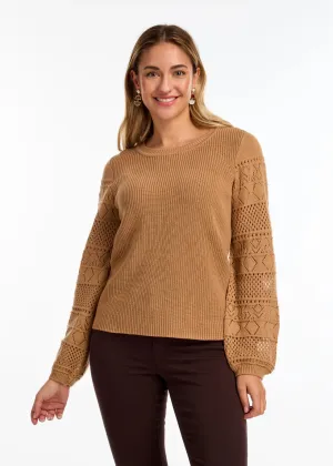 Cafe Au Laite Crewneck Sweater