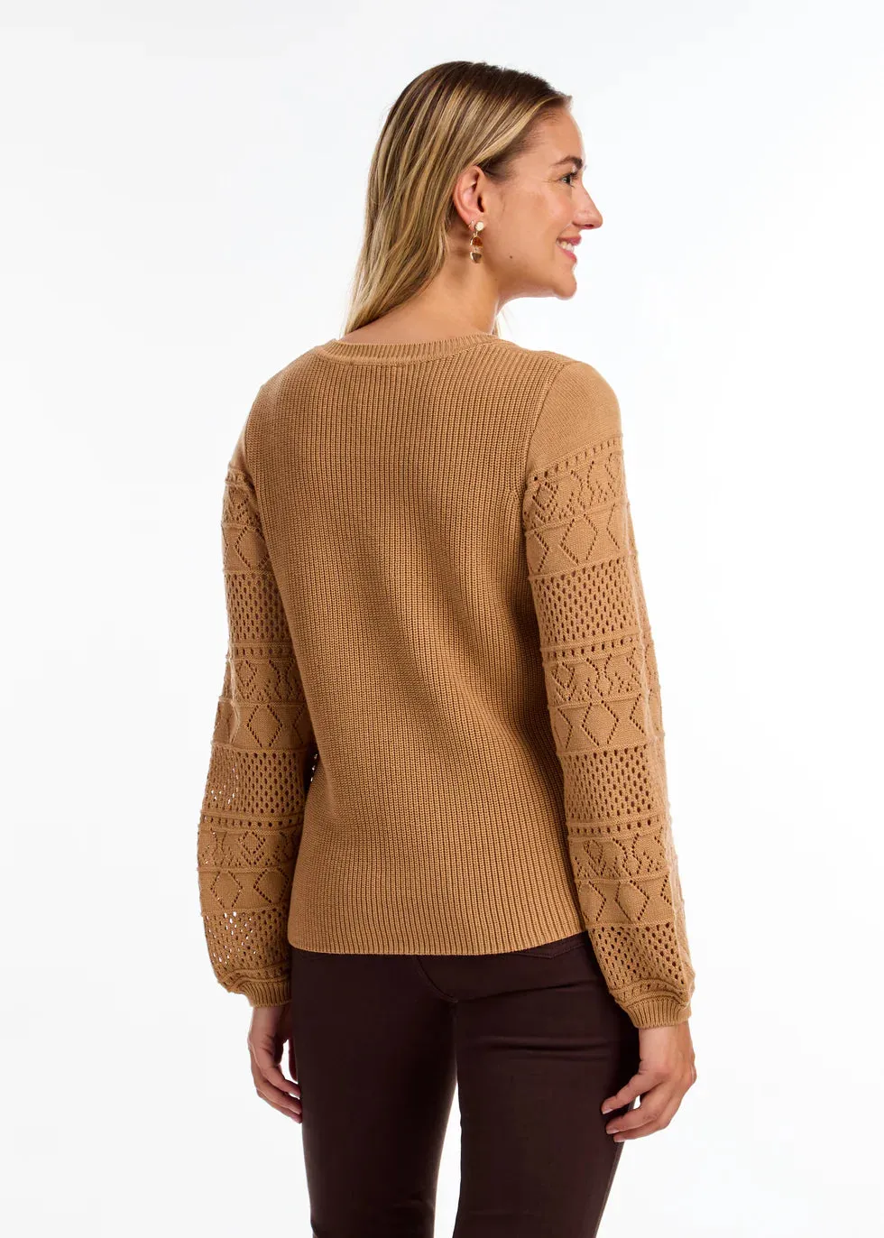 Cafe Au Laite Crewneck Sweater