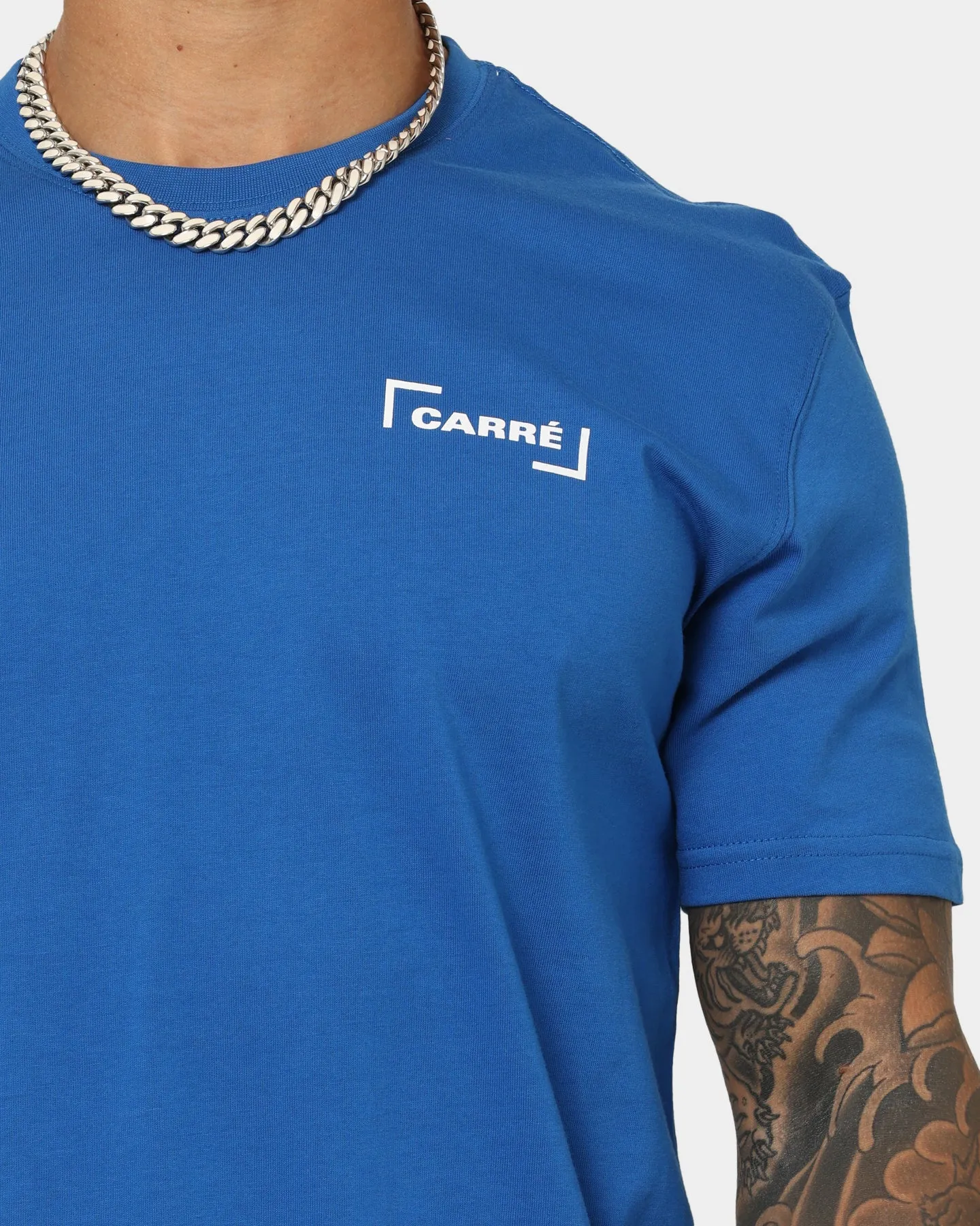 Carré Target Classic T-Shirt Blue