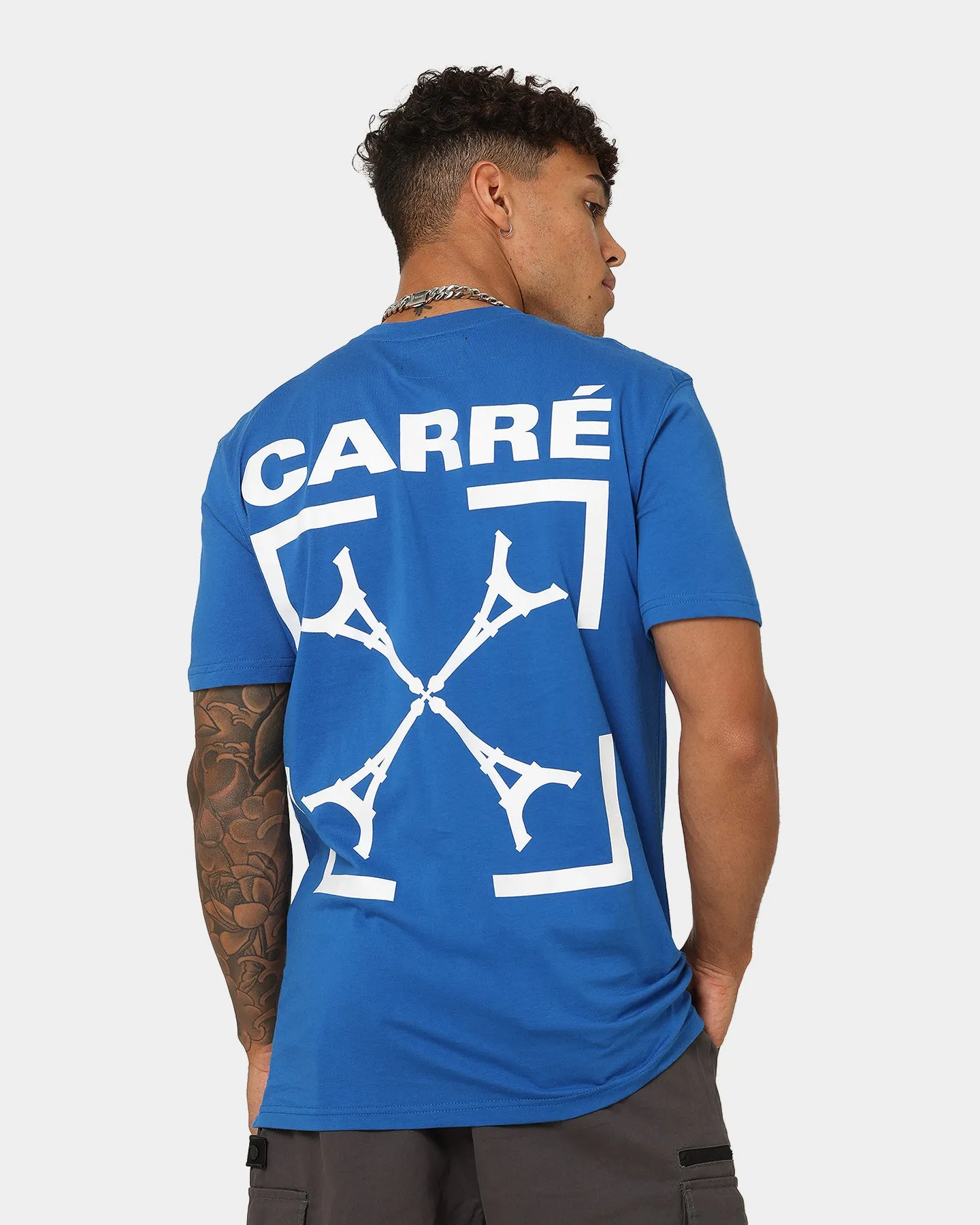 Carré Target Classic T-Shirt Blue