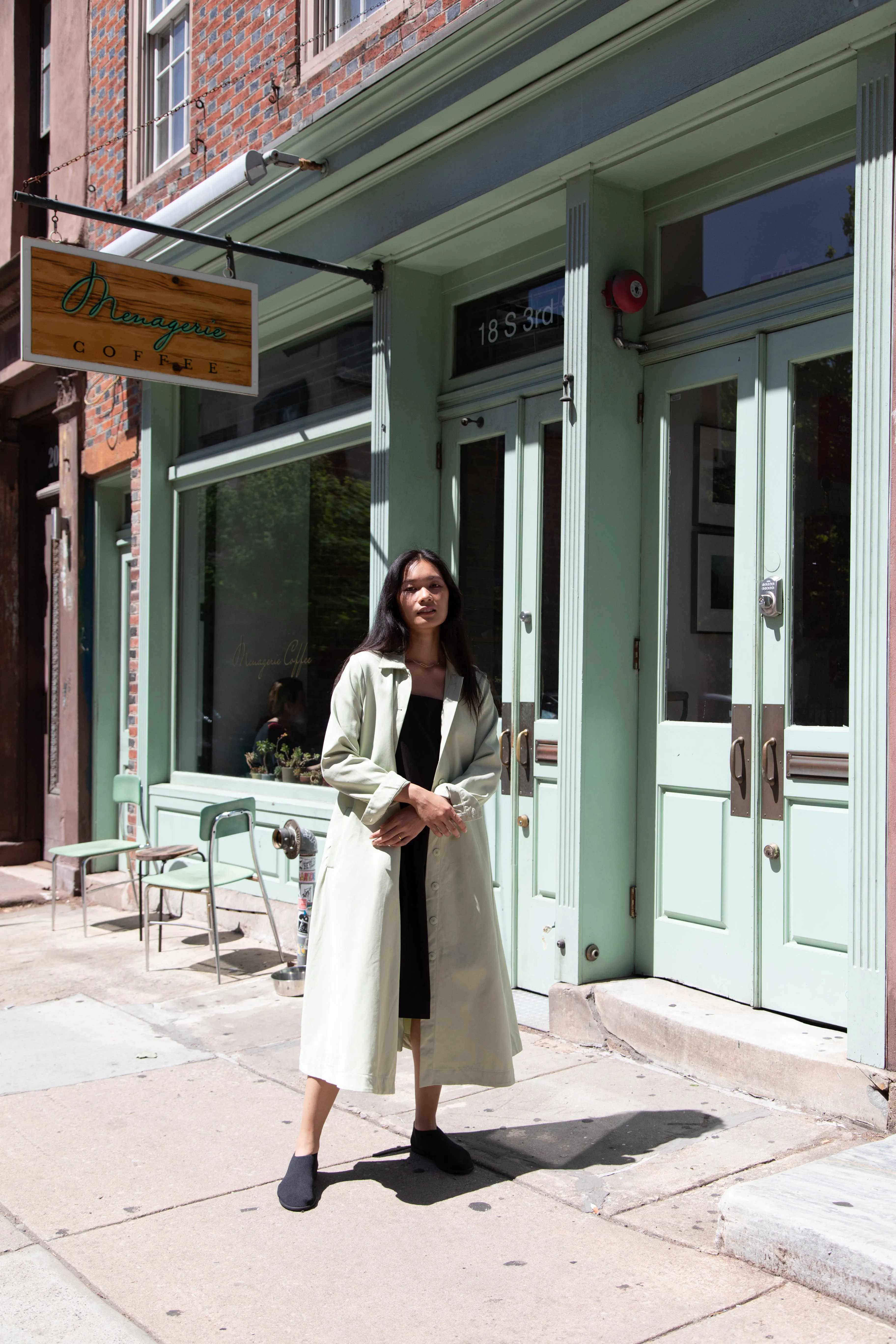Casey Casey | Isa Coat in Jade