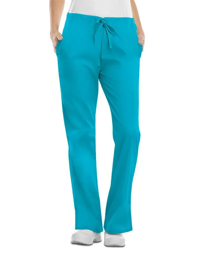 Cherokee Workwear Women's Petite Three Pocket Pants