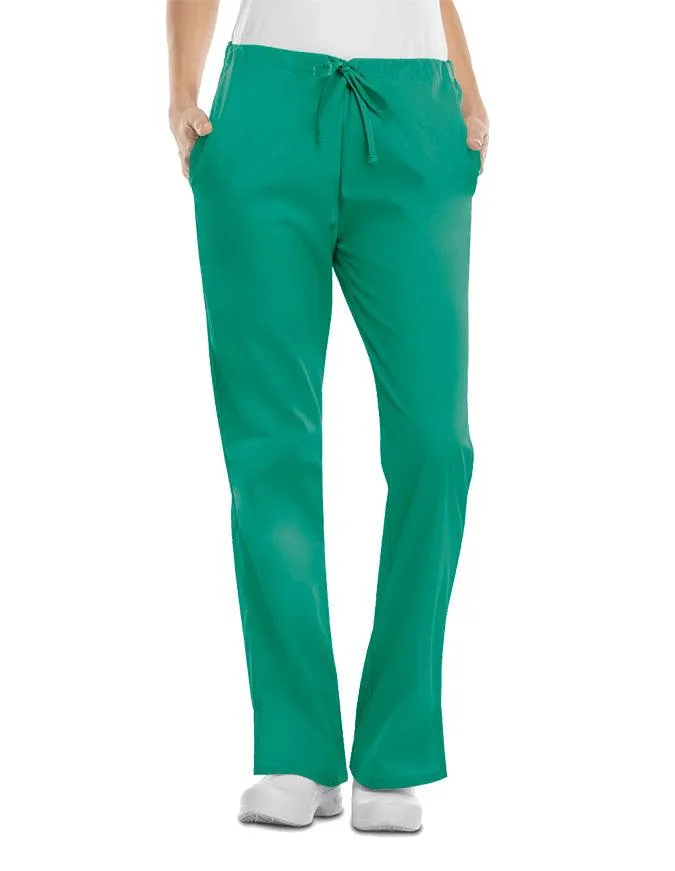 Cherokee Workwear Women's Petite Three Pocket Pants