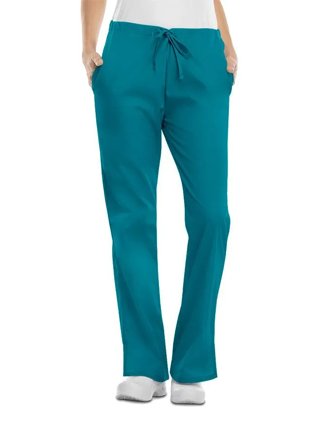 Cherokee Workwear Women's Petite Three Pocket Pants