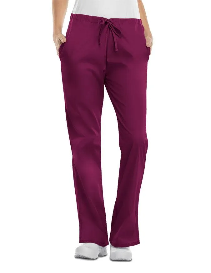 Cherokee Workwear Women's Petite Three Pocket Pants