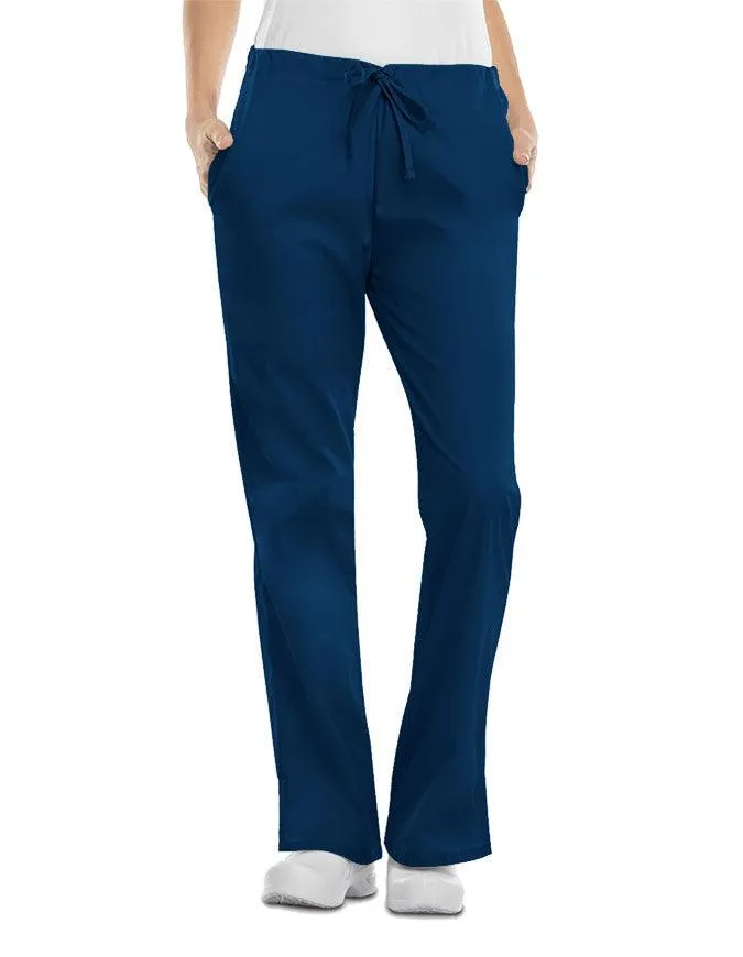 Cherokee Workwear Women's Petite Three Pocket Pants