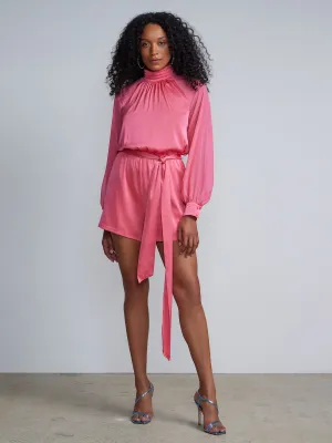 Chiffon Long Sleeve Romper