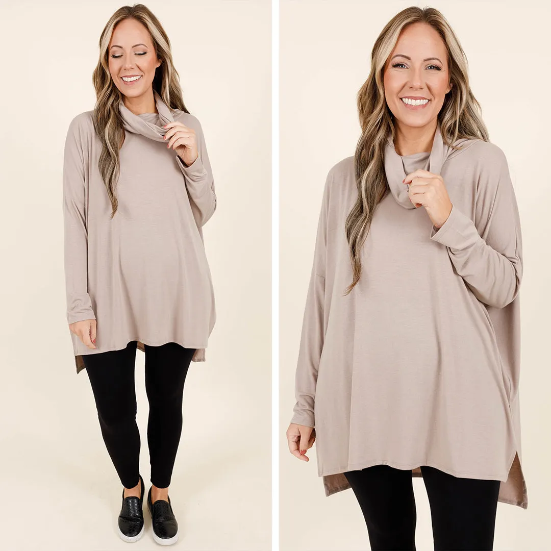 Closer To Your Heart Top, Ash Mocha