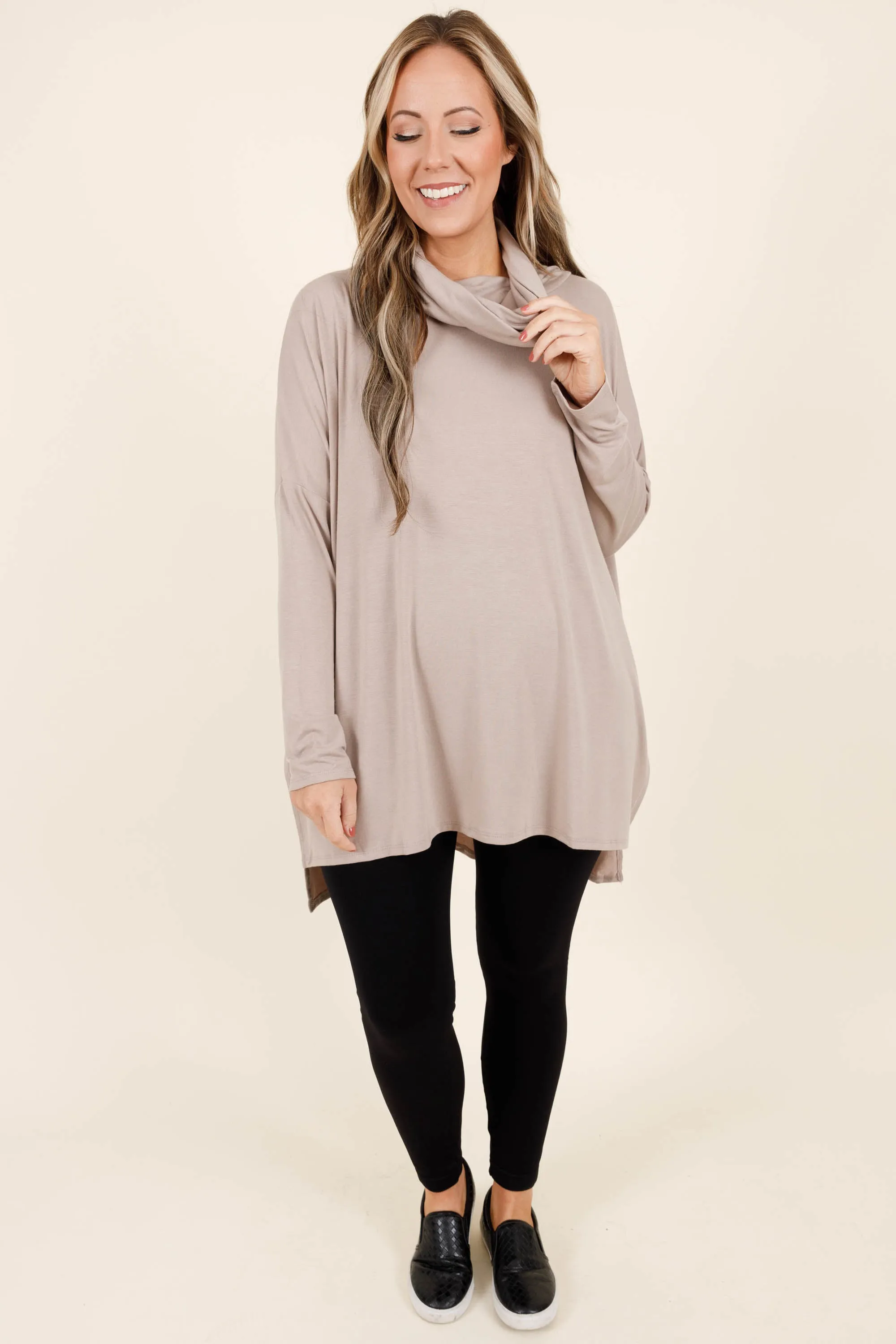 Closer To Your Heart Top, Ash Mocha