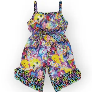 Colors halter romper