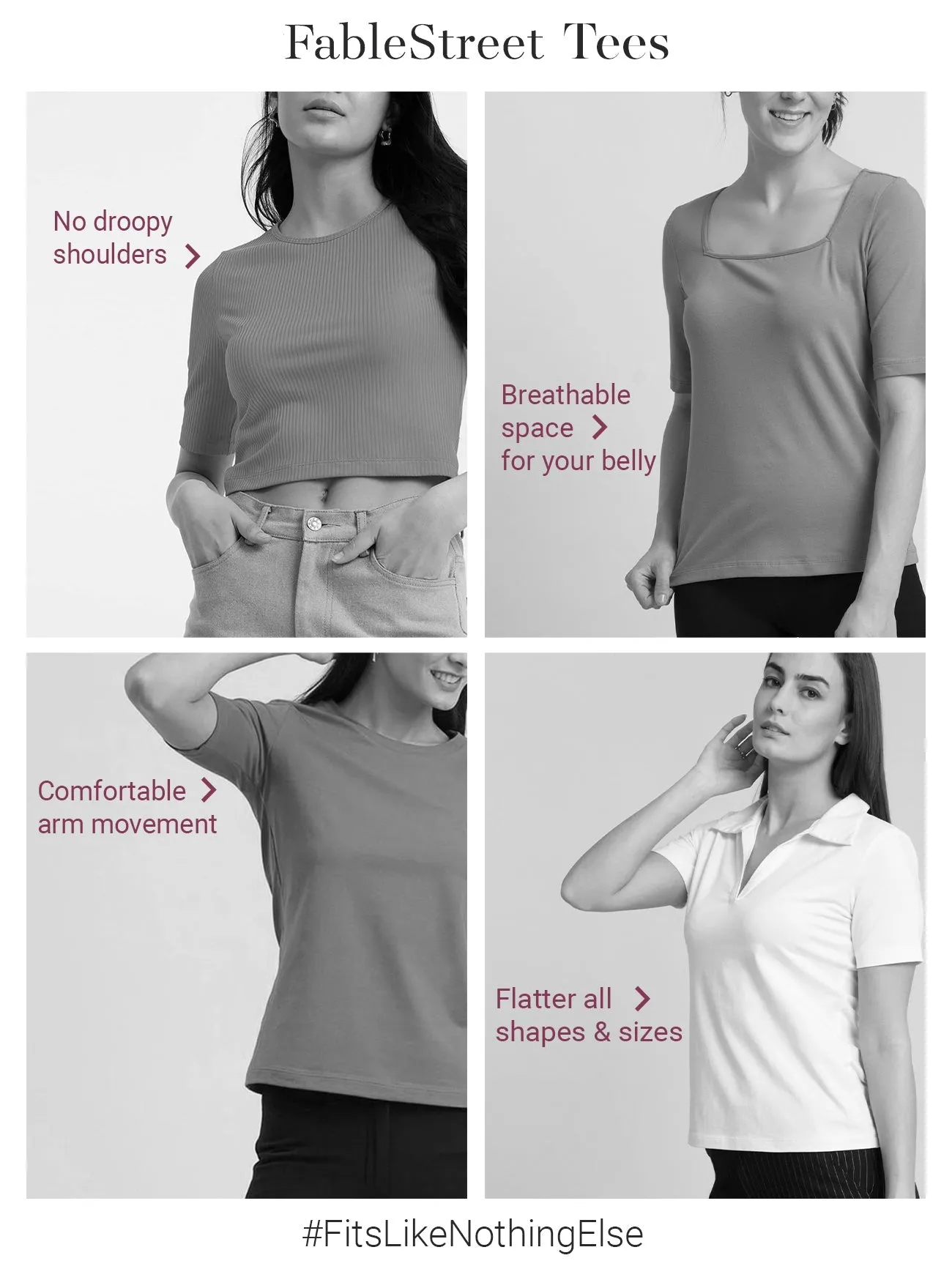 Cotton Rib Tee - Lilac