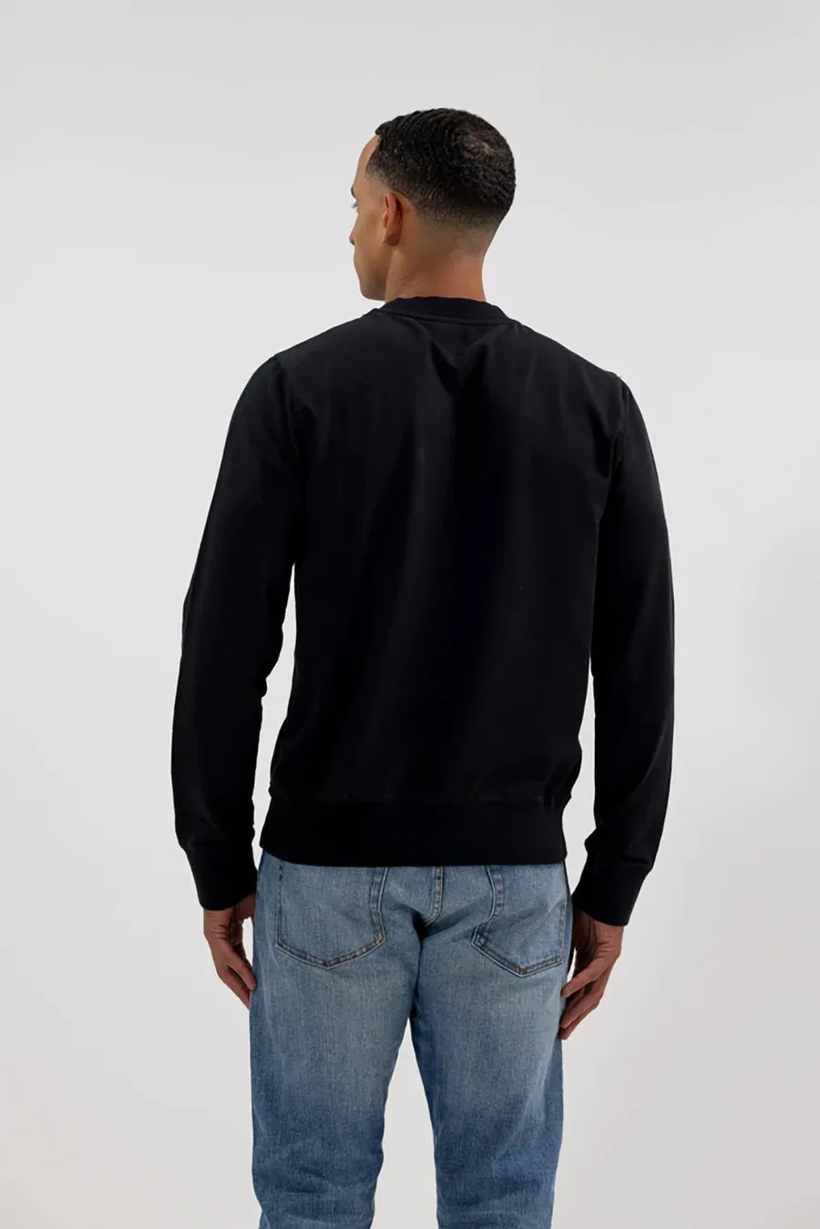 Crew Neck Sweatshirt (Black)