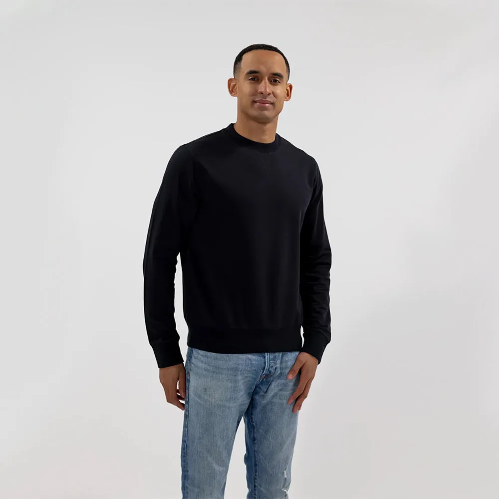 Crew Neck Sweatshirt (Black)
