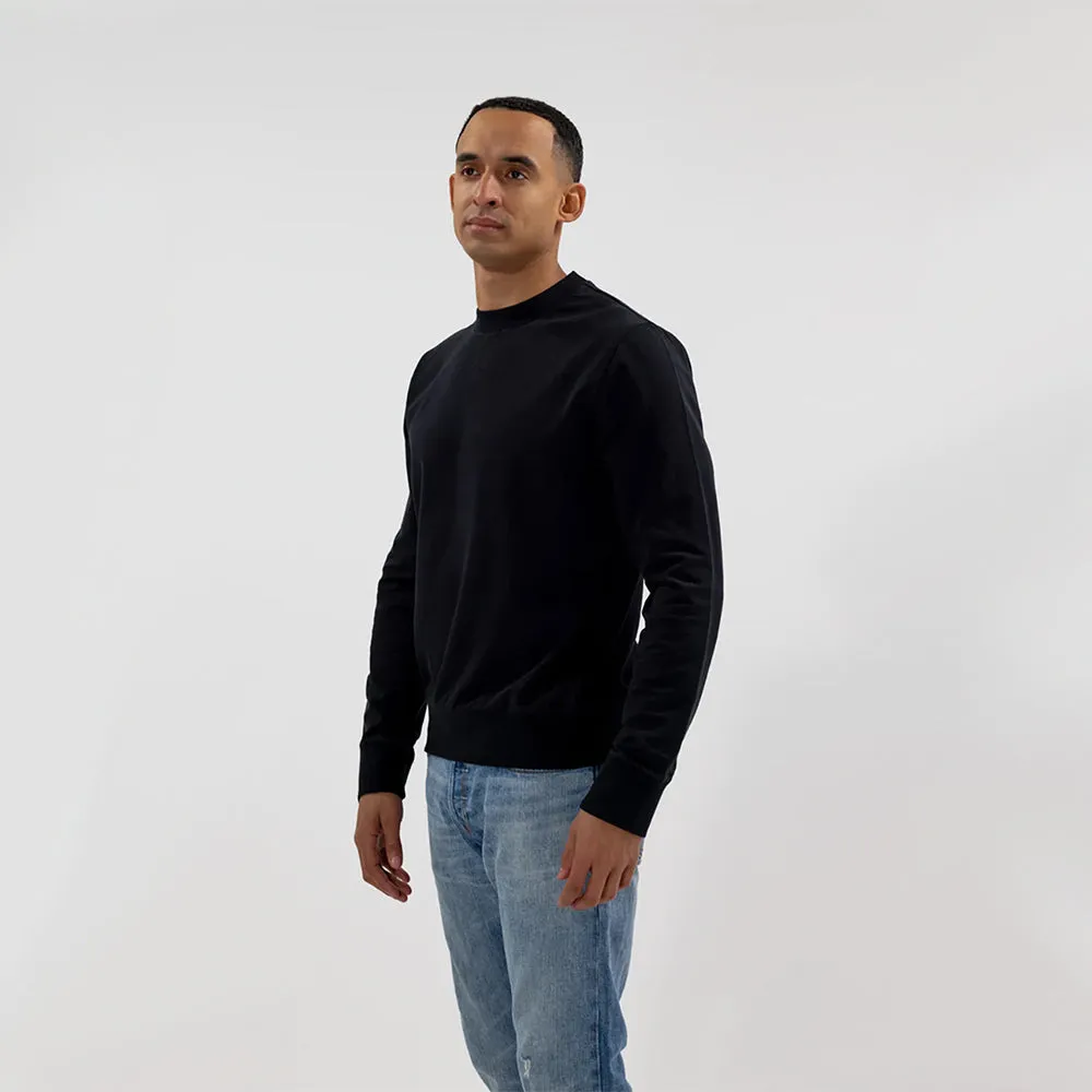 Crew Neck Sweatshirt (Black)