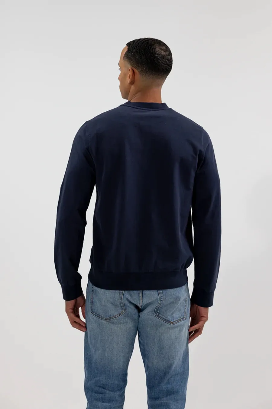 Crew Neck Sweatshirt (Navy)