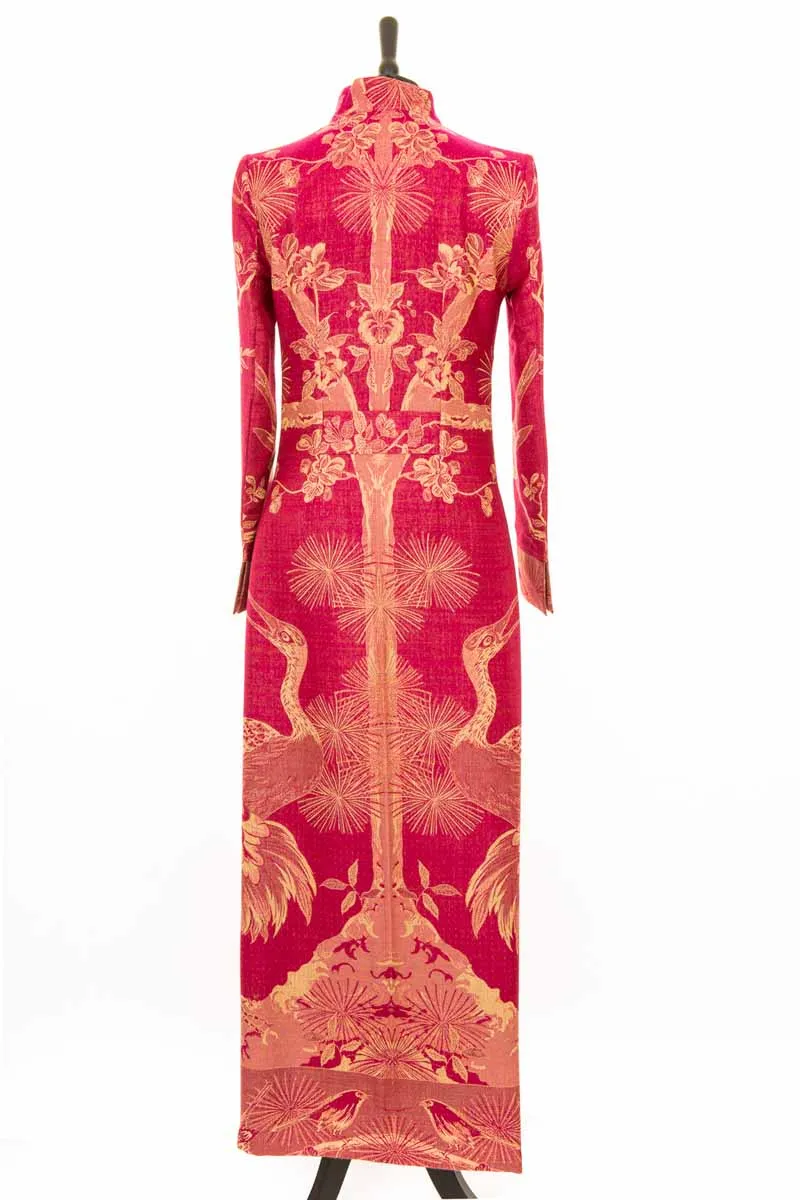 Devi Coat in Deep Raspberry - In Stock Sale