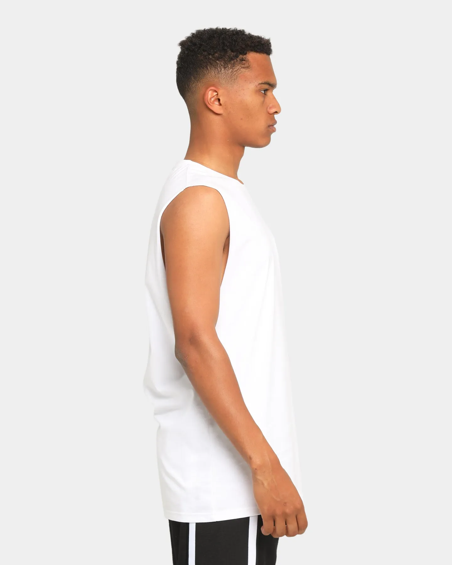 Elevn Clothing Co. Capital E Muscle T-Shirt White