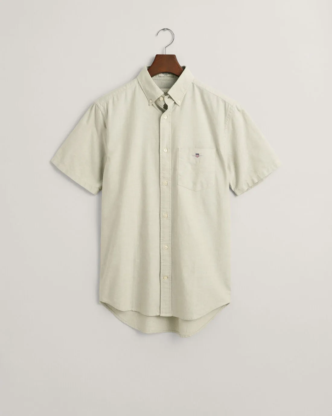 GANT - Oxford SS Shirt, Milky Matcha