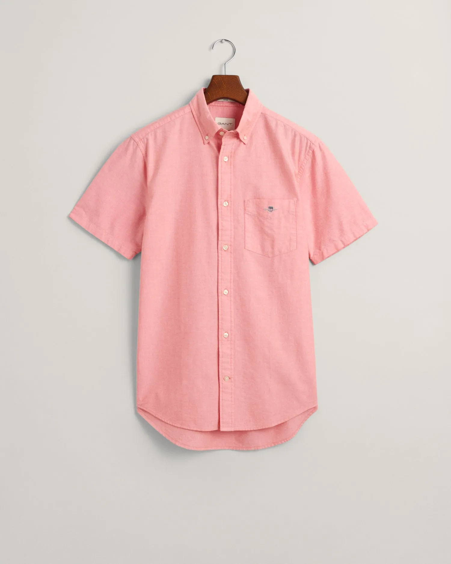 GANT - Oxford SS Shirt, Sunset Pink