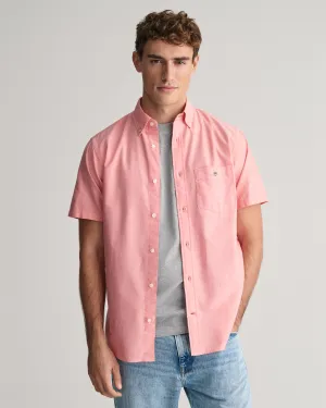 GANT - Oxford SS Shirt, Sunset Pink