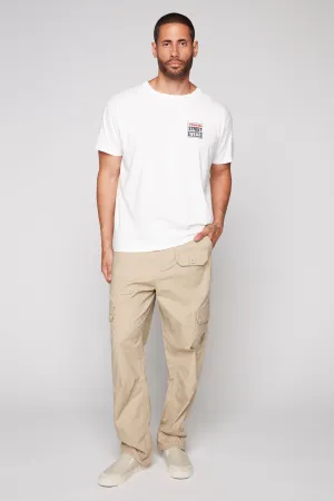 GELFAND - Loose Fit Cargo Pant with Adjustable Hems - Tan Ripstop
