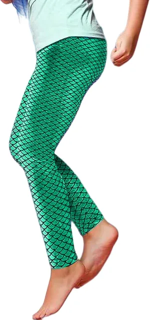 Girl's Metallic Mystique Leggings 80s Outfit for Girls neon Glitter Sequin Pants Glitter Tights