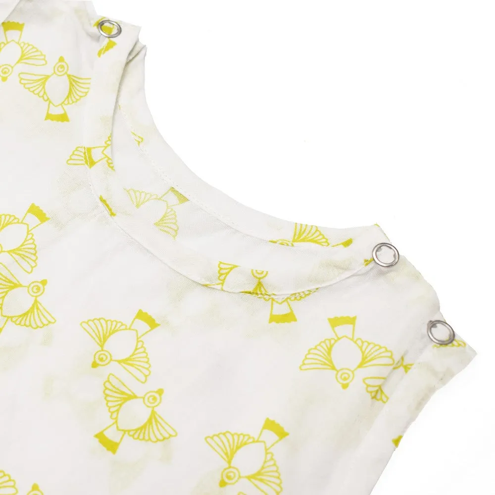 Green Parrot Cotton Jabla