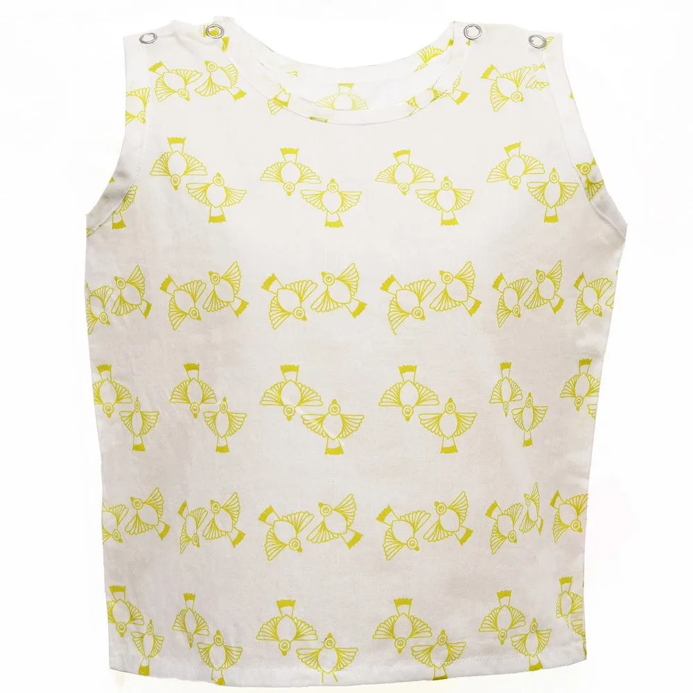 Green Parrot Cotton Jabla