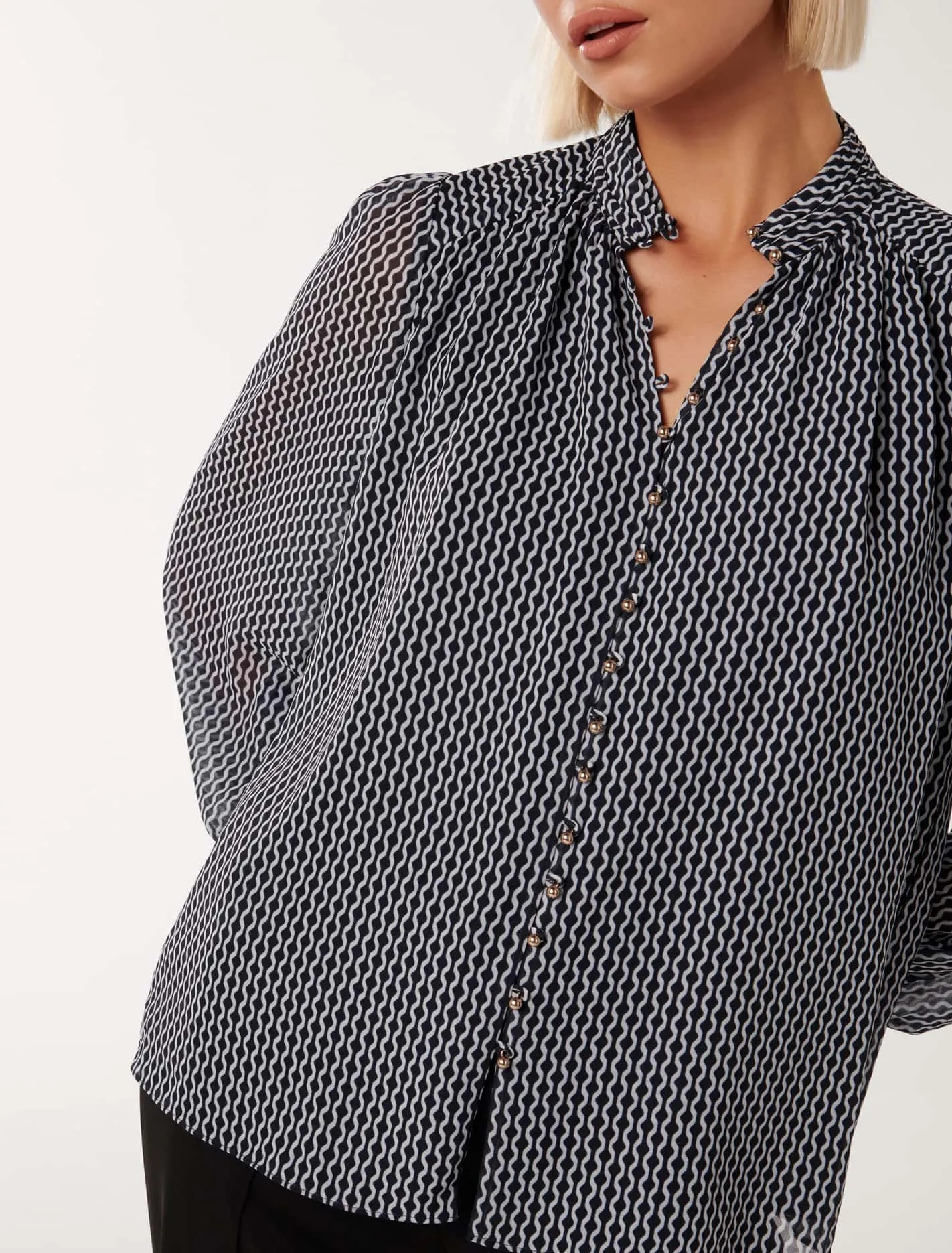 Gwen Button Detail Blouse