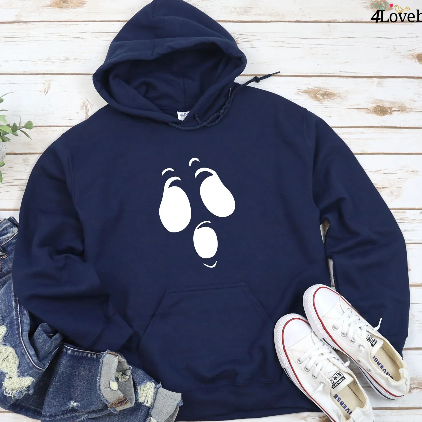 Halloween Ghost Couple Matching Outfits - Trick or Treat Set for Mom and Dad