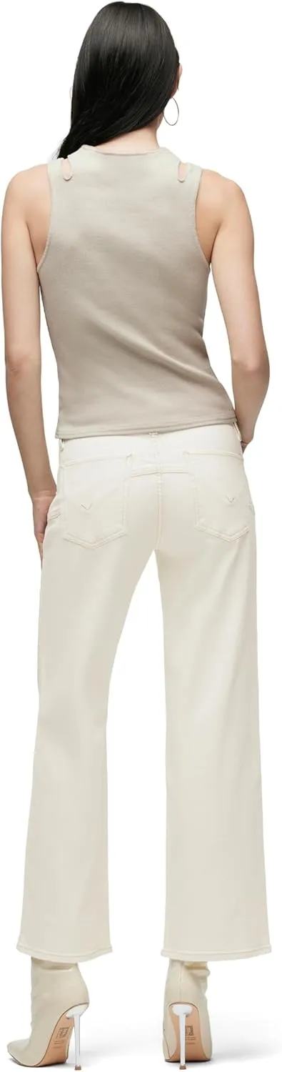 HUDSON Women's Rosie High-Rise Wide Leg Ankle Jean