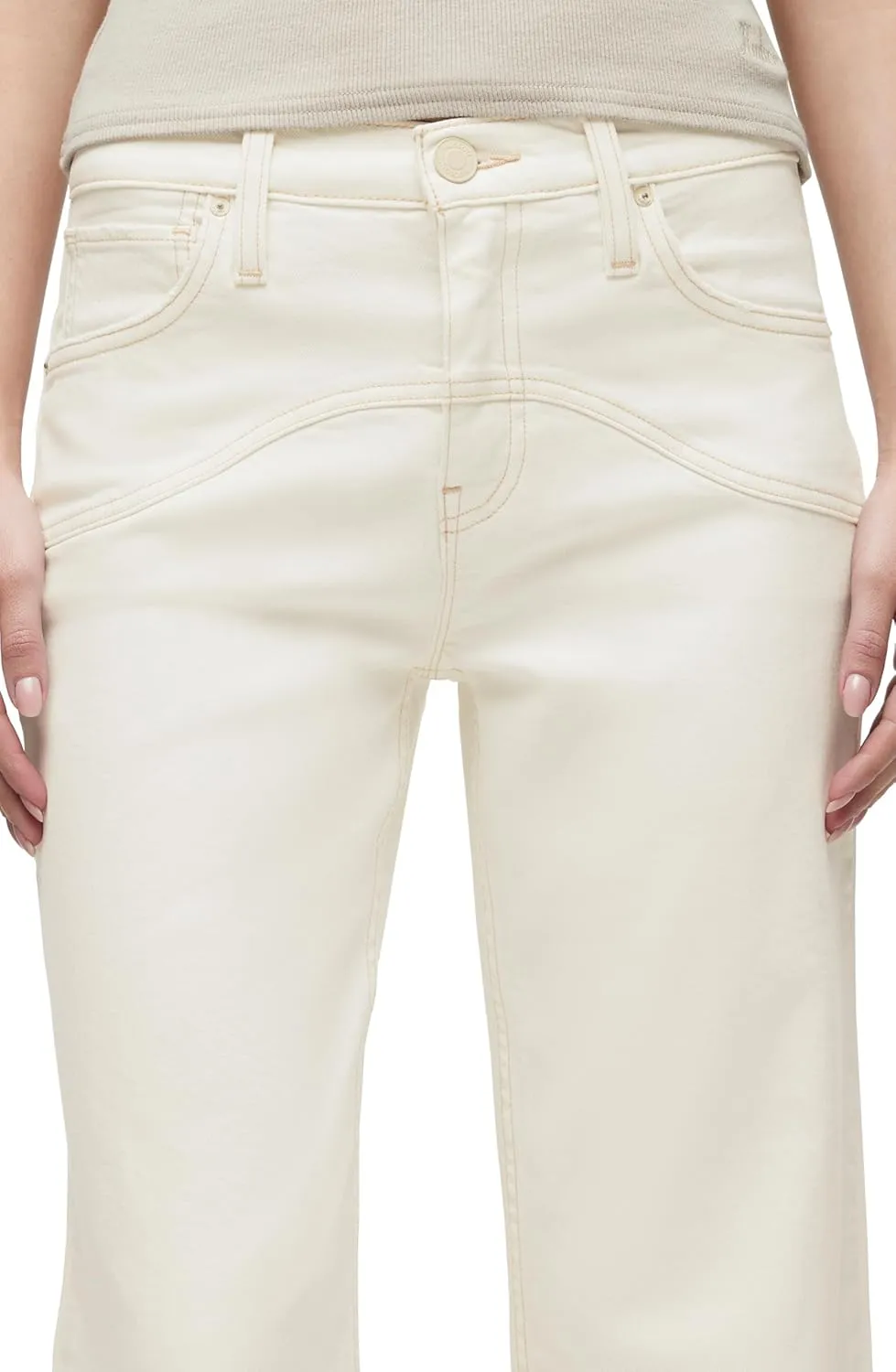HUDSON Women's Rosie High-Rise Wide Leg Ankle Jean