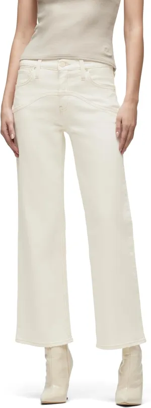 HUDSON Women's Rosie High-Rise Wide Leg Ankle Jean