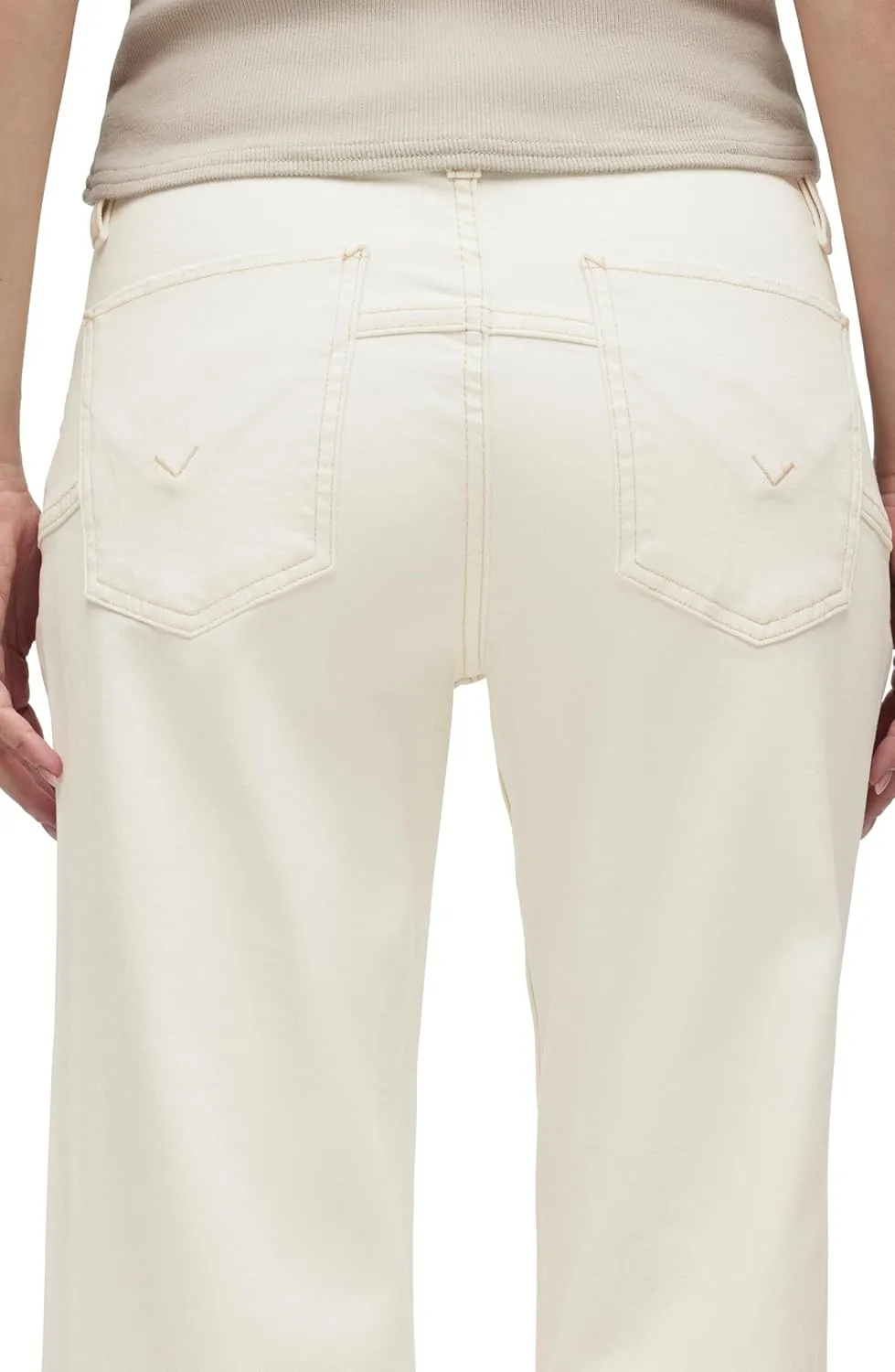 HUDSON Women's Rosie High-Rise Wide Leg Ankle Jean