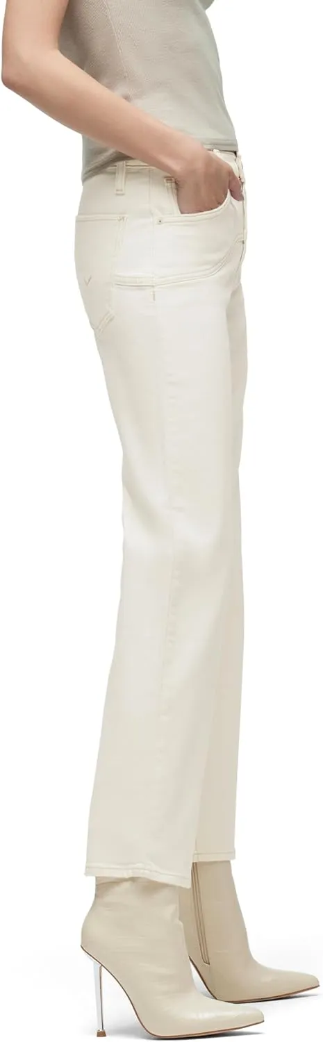 HUDSON Women's Rosie High-Rise Wide Leg Ankle Jean