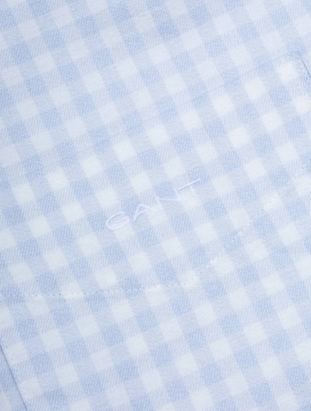 Jaspe Gingham Shirt Muted Blue