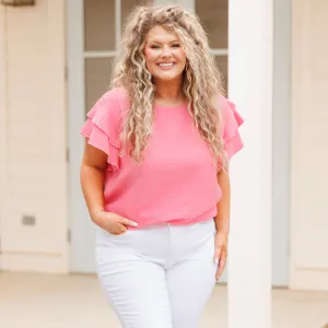 Just Another Dreamer Top, Pink