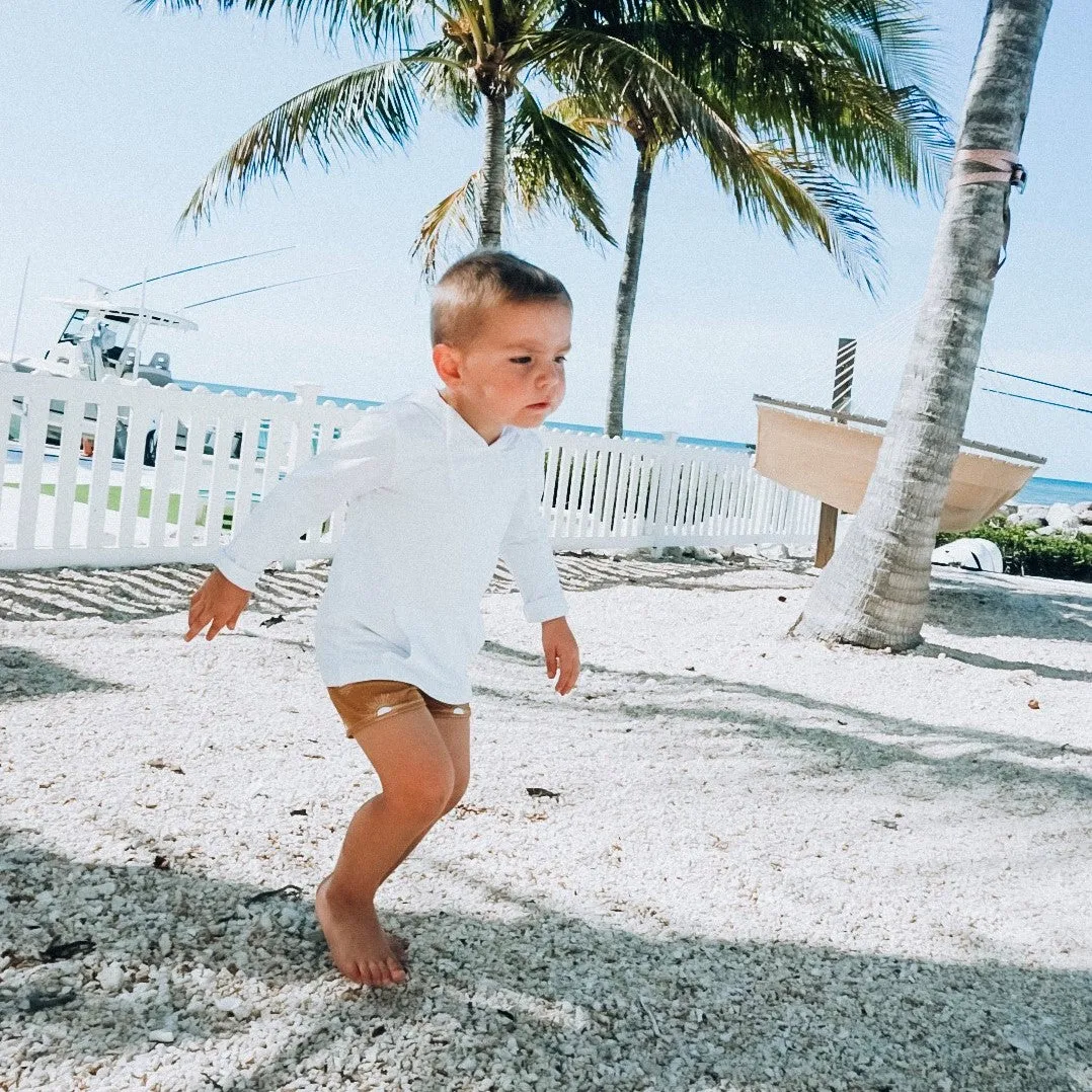 Kids Long Sleeve Hoodie - White